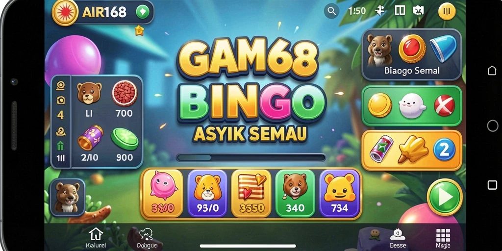 Tampilan gameplay AIR168 yang seru dan interaktif dalam permainan Bingo.