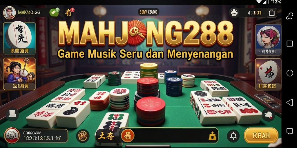 Tampilan menarik dan gameplay seru dari MAHJONG288.