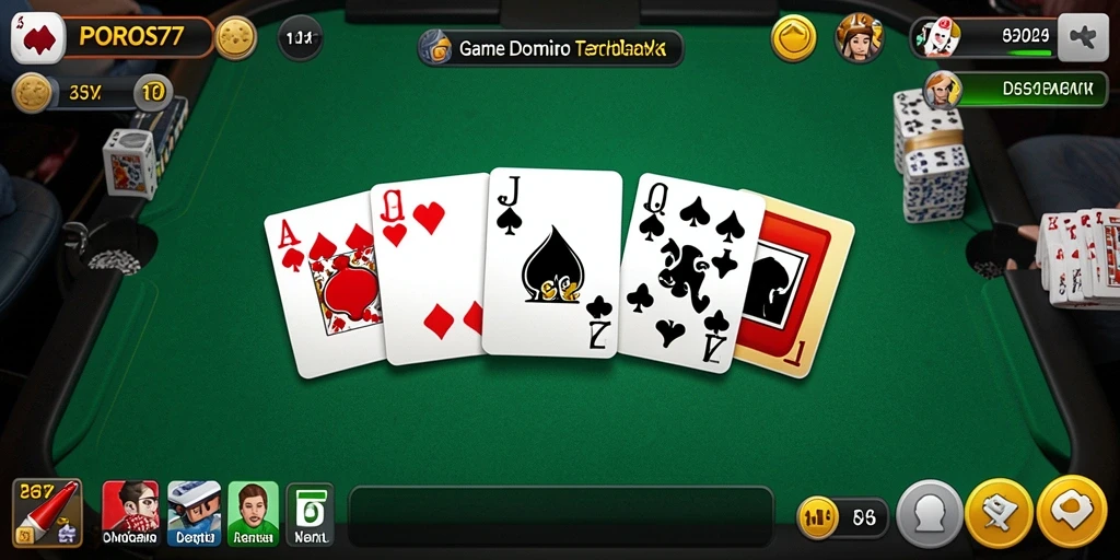 Tampilan gameplay seru dan interaktif di POROS77.