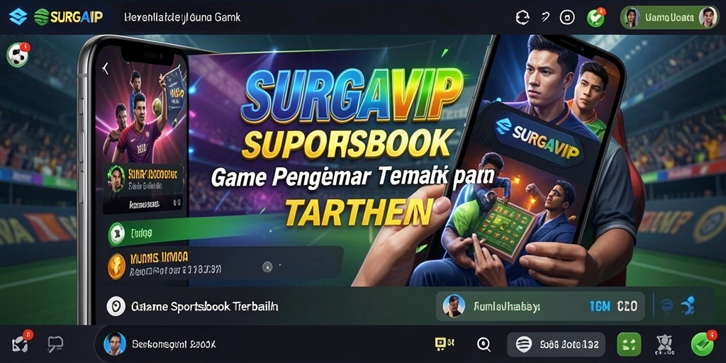 Tampilan gameplay sportsbook yang menarik dan informatif.