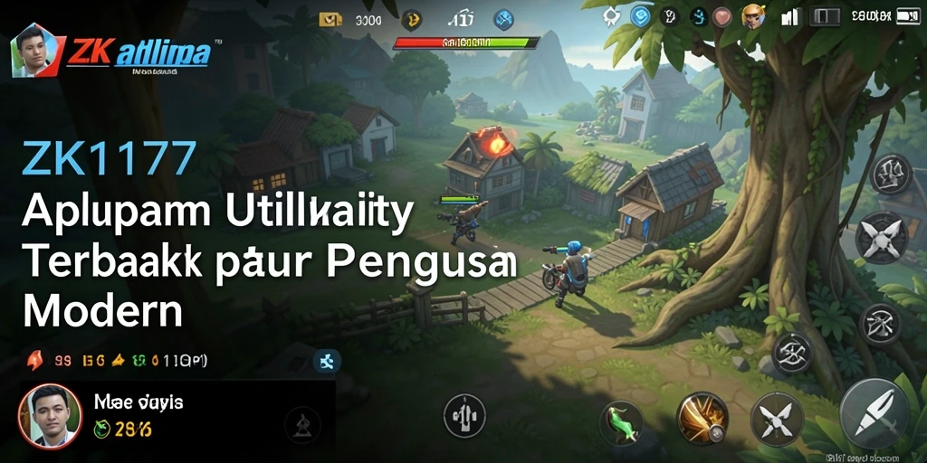 Tampilan antarmuka utama ZK1177 yang modern dan fungsional.